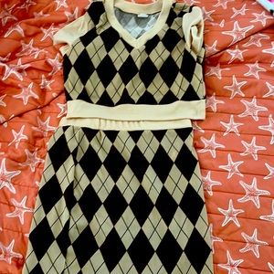 2 piece preppy and aesethetic top and bottom
